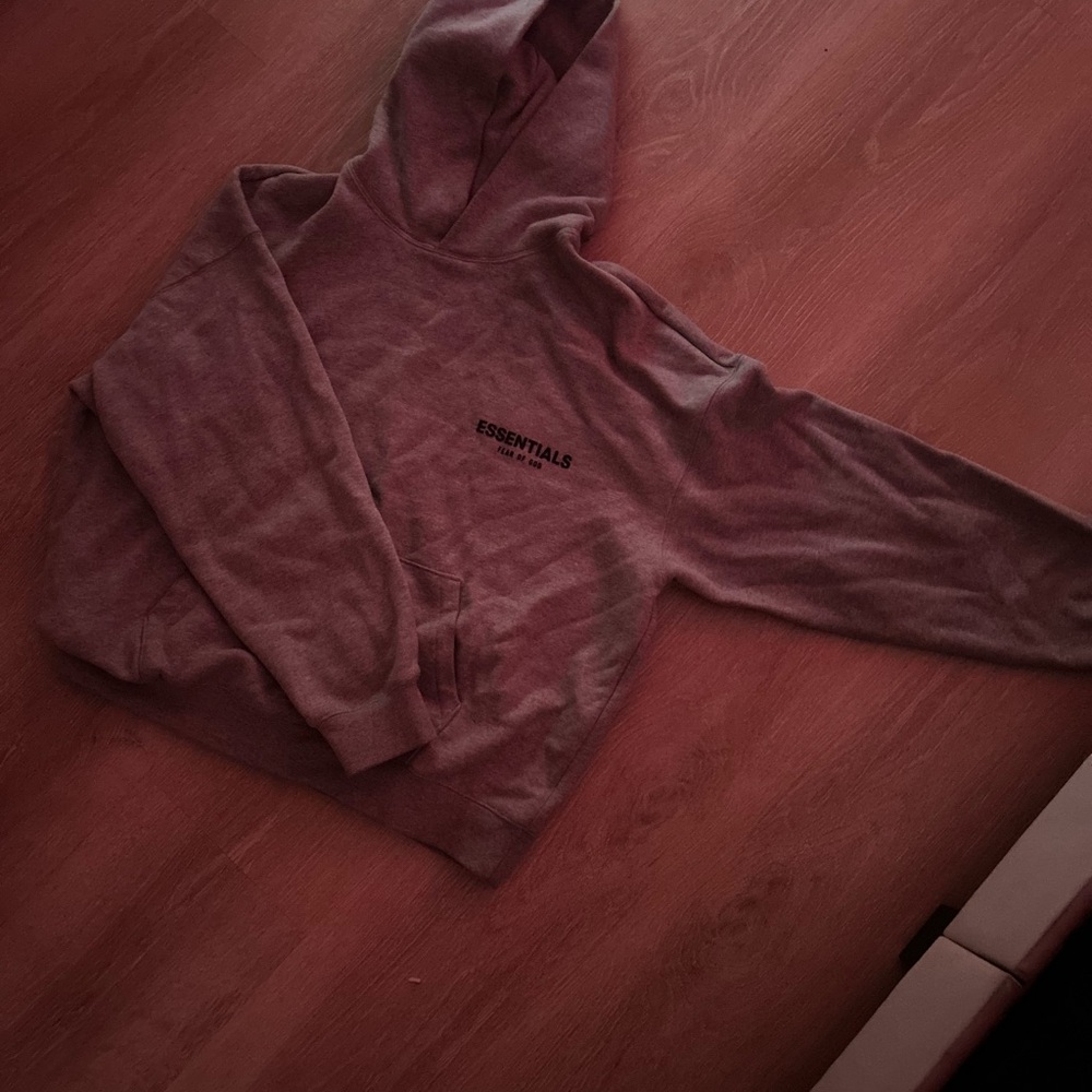 grey essentials hoodie, i don’t really wear it anymore